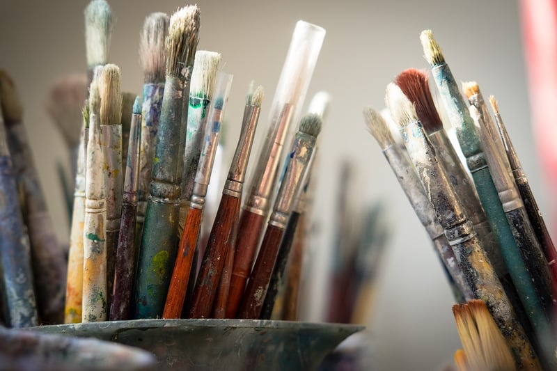 Paintbrushes and Palette